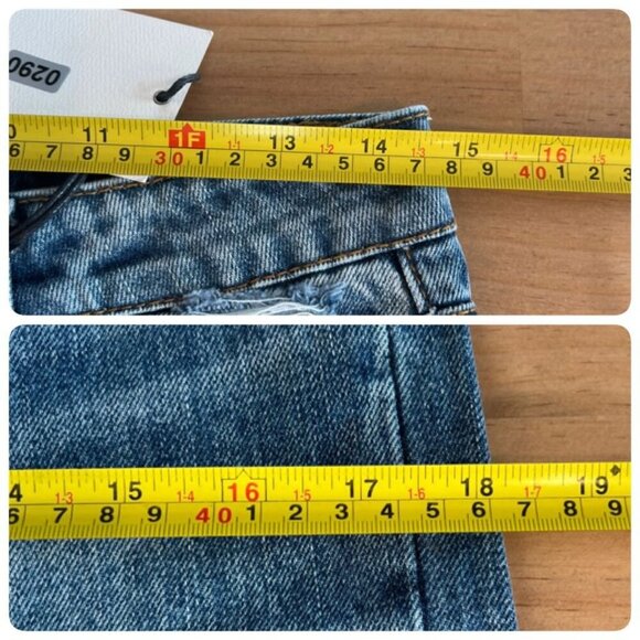 EVIDNT Malibu Medium Wash Distressed Girlfriend Relaxed Jeans Sz 27 Blue - Picture 9 of 11